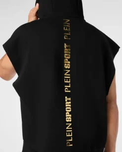 Bluza bez rękawów ze złotym logo