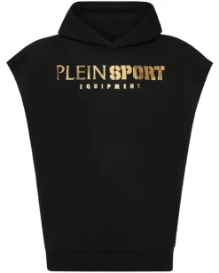 Bluza bez rękawów ze złotym logo