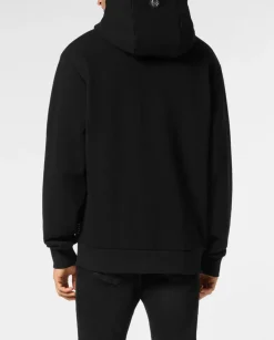 Bluza z kapturem i aplikacją
