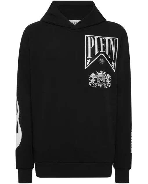 Bluza z kontrastowymi aplikacjami