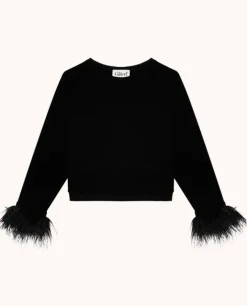 Bluza z ozdobnym rękawem Margaux