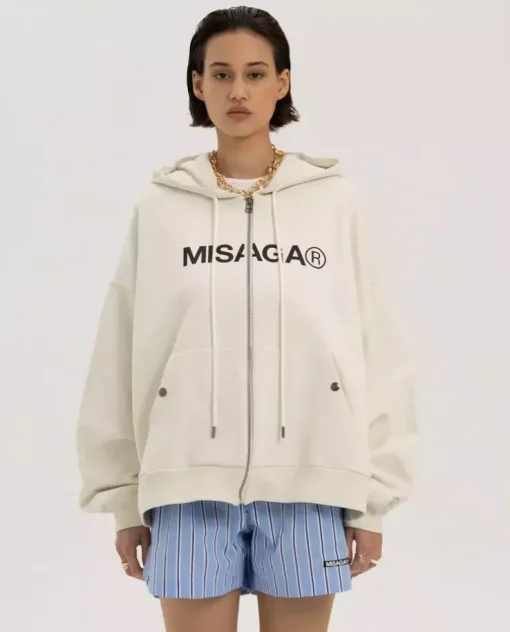 Bluza zapinana na suwak z logo