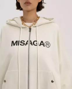 Bluza zapinana na suwak z logo