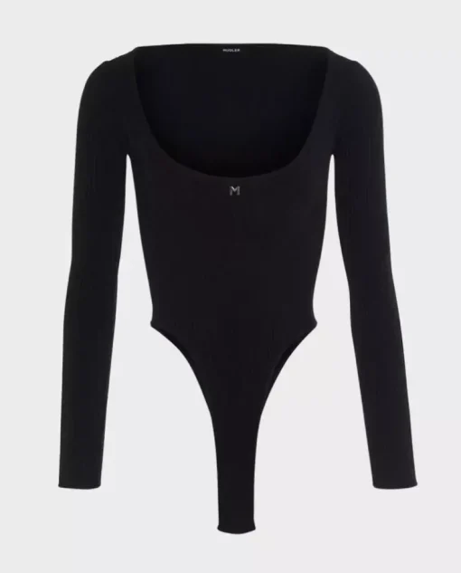 Body Black Knitted M Bodysuit
