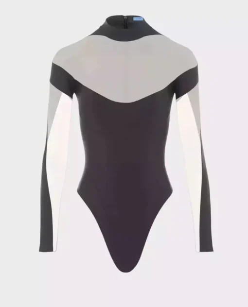 Body z przezroczystym dekoltem Illusion