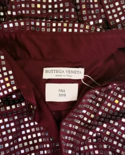 Bordowa sukienka