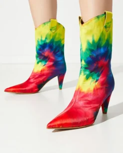 Botki z motywem Tie Dye