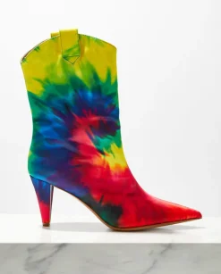 Botki z motywem Tie Dye