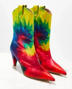 Botki z motywem Tie Dye