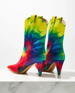 Botki z motywem Tie Dye
