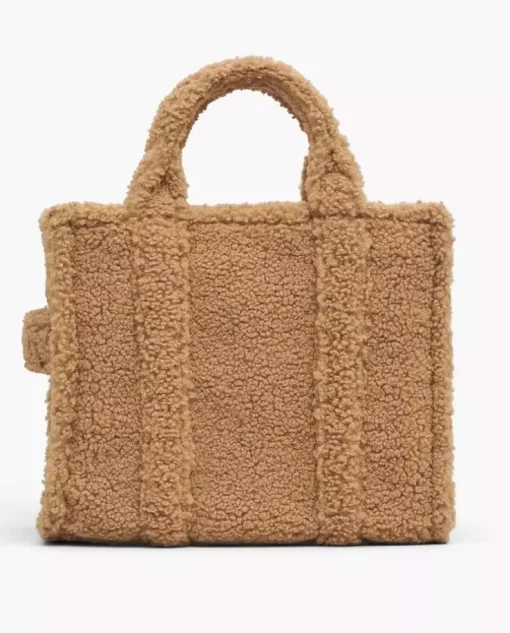 Brązowa futrzana torebka Teddy Medium Tote
