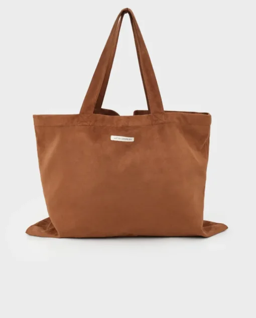 Brązowa torba typu shopper