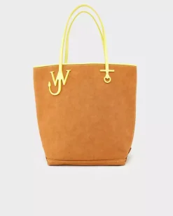 Brązowa torba z logo Tall Anchore tote