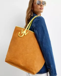 Brązowa torba z logo Tall Anchore tote