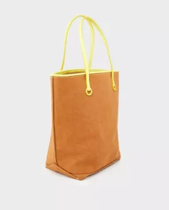 Brązowa torba z logo Tall Anchore tote