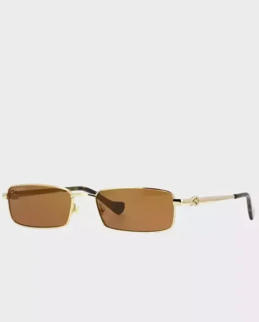 Brązowe okulary przeciwsłoneczne