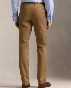 Brązowe spodnie chino Slim Fit