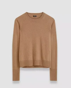 Brązowy kaszmirowy sweter