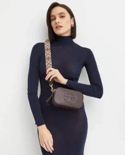 Burgundowa torba crossbody Miller Mini
