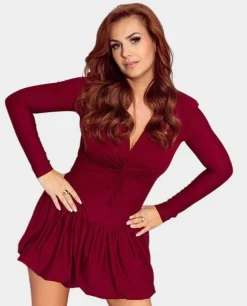 Burgundowe body Angel