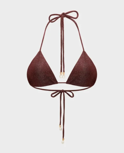 Burgundowy top od bikini Rio