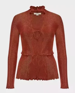 Błyszcząca bluzka Cinnamon Sparkle
