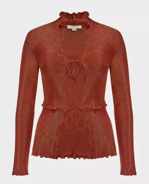 Błyszcząca bluzka Cinnamon Sparkle