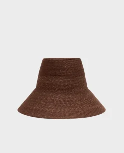 Ciemnobrązowy kapelusz Bucket Hat