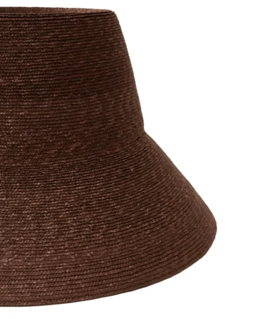 Ciemnobrązowy kapelusz Bucket Hat