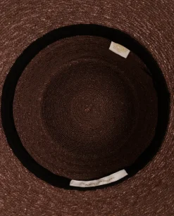 Ciemnobrązowy kapelusz Bucket Hat