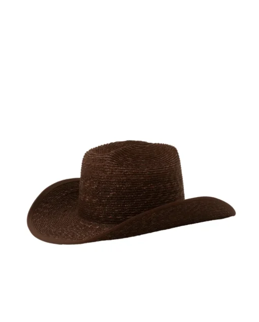 Ciemnobrązowy kapelusz Small Brim Cowboy Hat