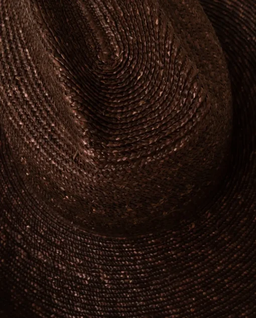 Ciemnobrązowy kapelusz Small Brim Cowboy Hat