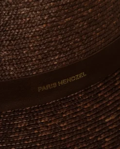 Ciemnobrązowy kapelusz Teardrop