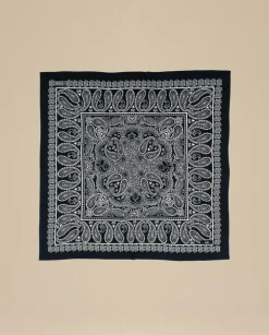 Czarna bandana z printem