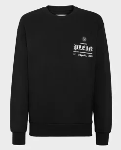 Czarna bawełniana bluza LS