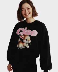 Czarna bluza Bunny