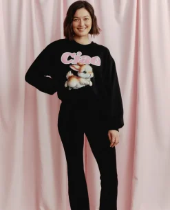 Czarna bluza Bunny