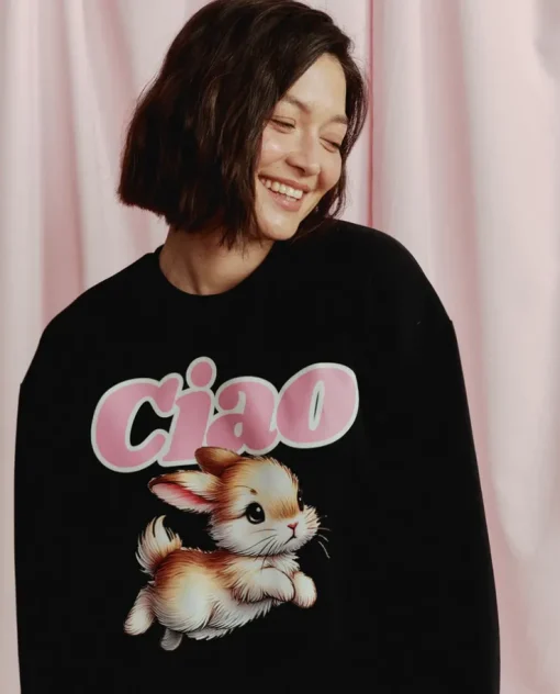 Czarna bluza Bunny