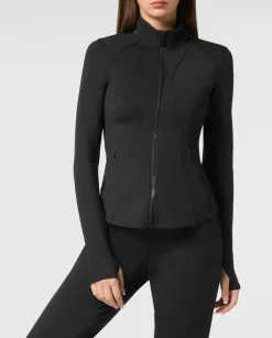 Czarna bluza do biegania