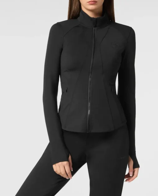 Czarna bluza do biegania