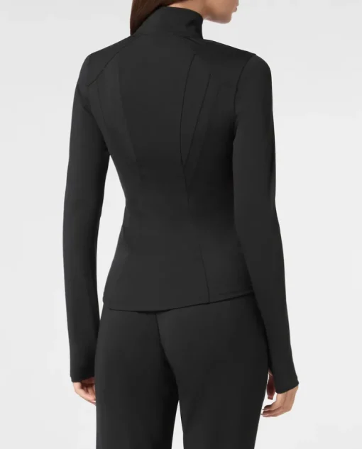 Czarna bluza do biegania