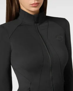 Czarna bluza do biegania