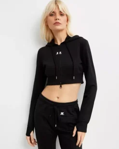 Czarna bluza dresowa