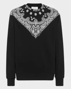 Czarna bluza Paisley Bandana