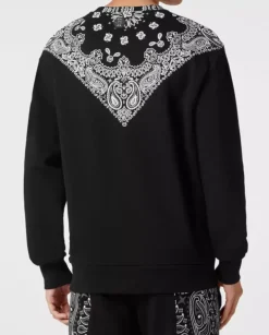 Czarna bluza Paisley Bandana