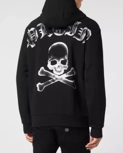 Czarna bluza z grafiką Skull&Bones