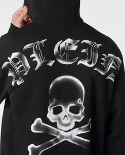 Czarna bluza z grafiką Skull&Bones