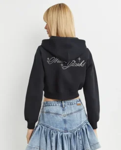 Czarna bluza z kapturem