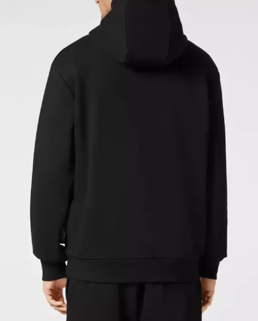 Czarna bluza z kapturem Carbon Tiger