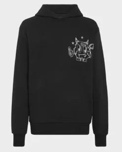 Czarna bluza z kapturem Monsters